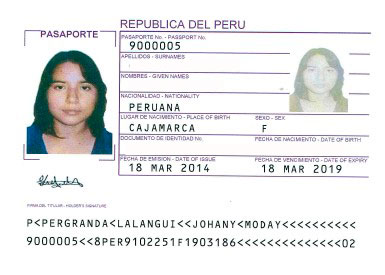 muestras de citas en linea pasaporte electronico peruano