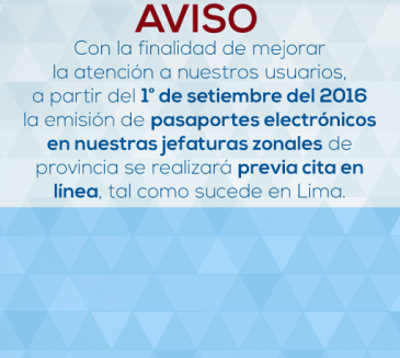 www.migraciones.gob.pe citas en linea pasaportes